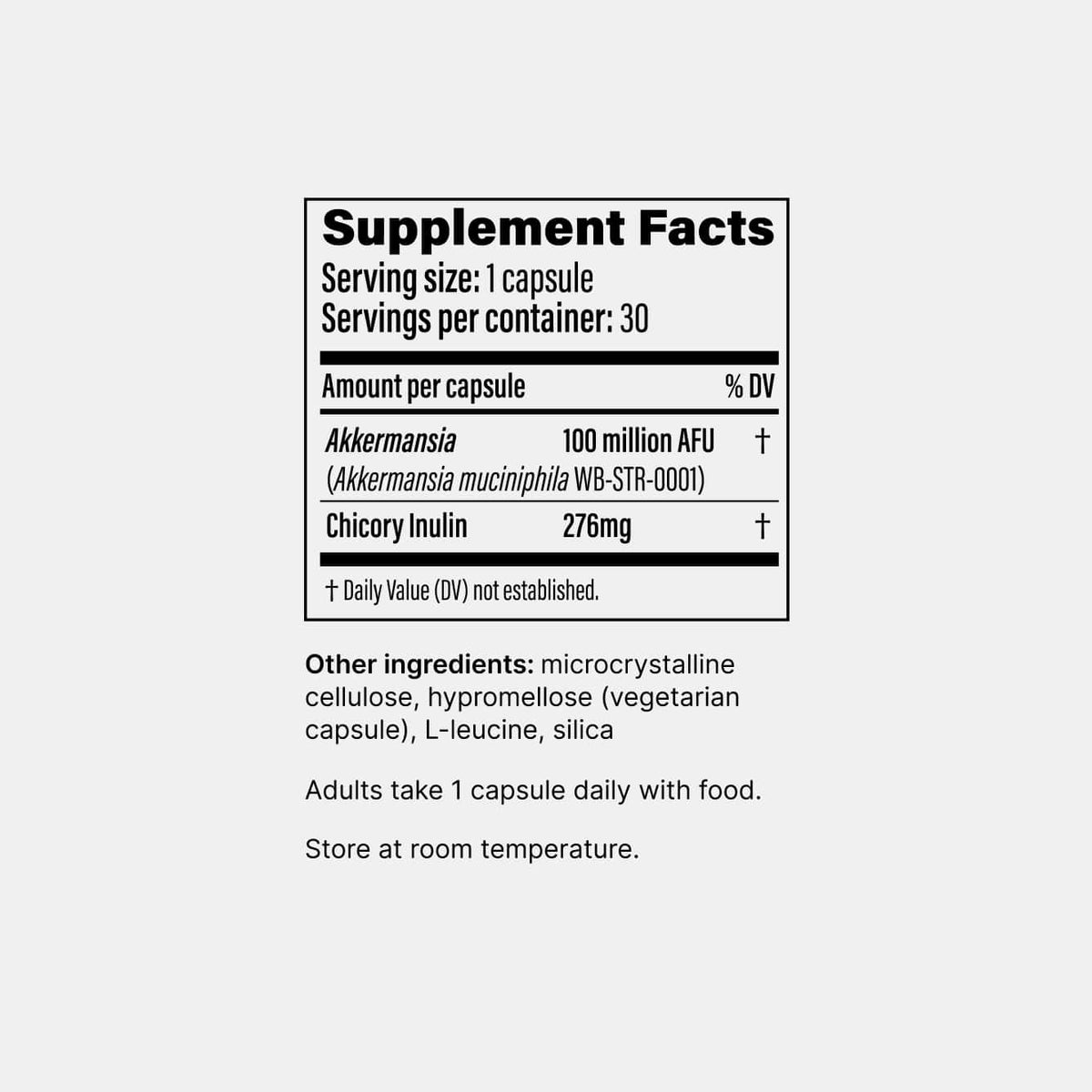 Live Akkermansia Probiotic for Gut Health Support